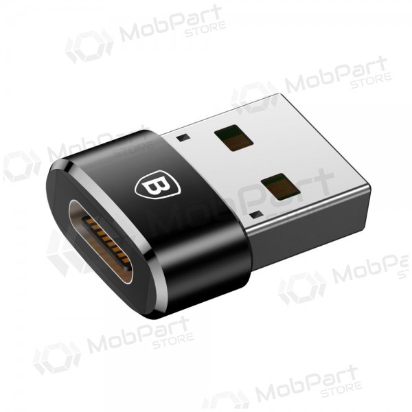 Adapter Baseus Type-C to USB-A Schwarz CAAOTG-01