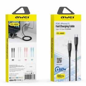 USB Kabel Awei CL-182i USB-C to Lightning 1.0m Weiß