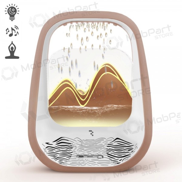 Entspannender Bluetooth-Lautsprecher mit RGB-Beleuchtung Relaxing Rain golden