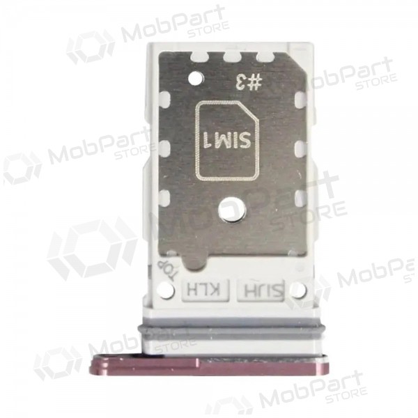 Samsung Galaxy S22 Ultra Dual SIM-Kartenhalter (Burgundy) (service pack) (original)