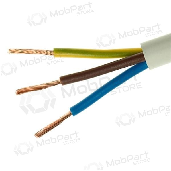 Flexibles Kabel Lietkabelis OMY 3x1.5 mm² Kupfer PVC 100 m Rolle