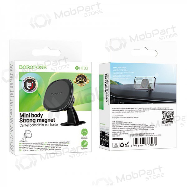 Halterung für Autotelefon Borofone BH103 (dashboard) Schwarz