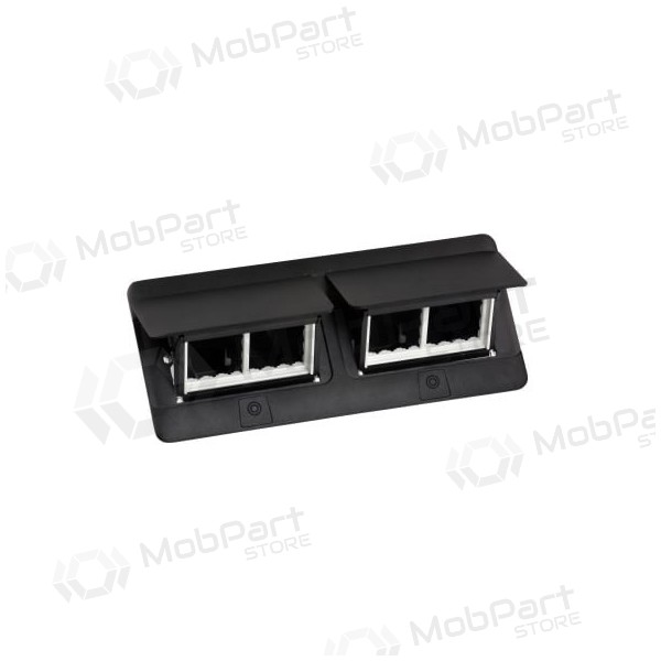 Įleidžiama modulinė dėžutė 2x4 mod. Legrand 654005 (metalinė, Schwarz)