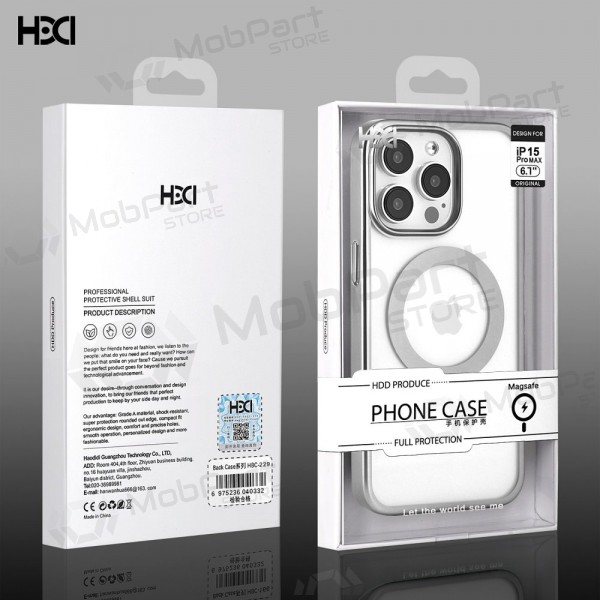 Handyhülle HDD Electro MagSafe Case Apple iPhone 11 Grau