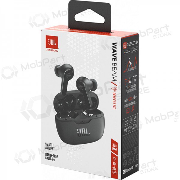 Kabelloss ausinės JBL Wave Beam TWS