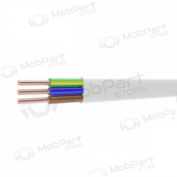 Stromkabel Lietkabelis YDYp 3x1.5 mm² Kupfer PVC 100 m Rolle