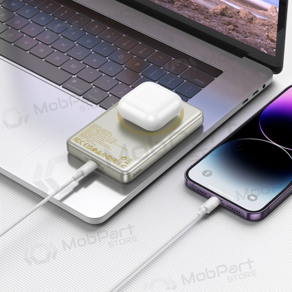 externe Batterie Power Bank Hoco Q26A PD20W Magnetic 10000mAh Schwarz