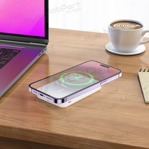 Externe Batterie Power Bank Hoco J109 PD20W Magnetic 5000mAh Weiß Externe Batterie Power Bank Hoco J109 PD20W Magnetic 5000mAh Weiß