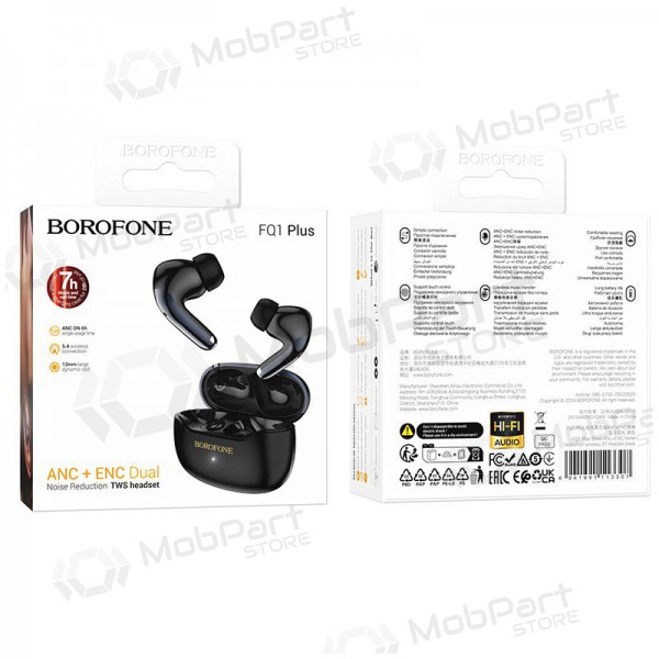 Kabelloss ausinės Borofone FQ1 Plus ANC+ENC