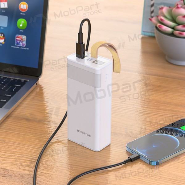 Externe Batterie Power Bank Borofone BJ18A 2xUSB 2A 30000mAh Weiß