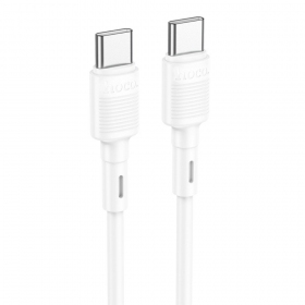 USB Kabel Hoco X83 60W Type-C to Type-C 1.0m Weiß