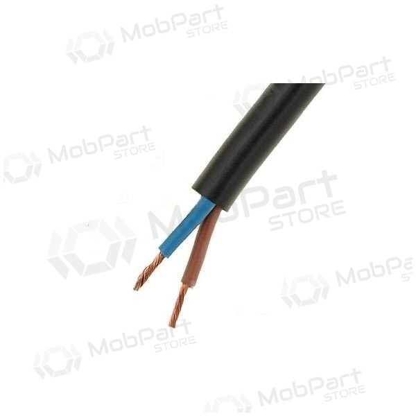 Flexibles kabel Lietkabelis OMY 2x0.5 mm² kupfer PVC 100 m rolle.