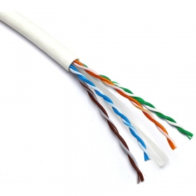 Netzwerkkabel Excel 190-074 Cat6 U/UTP (LZSH, B2CA, weiß, Rolle 305m.)