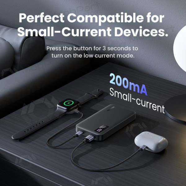 Externe Batterie Power Bank Ugreen PB311 20W 10000mAh (25742) Schwarz Externe Batterie Power Bank Ugreen PB311 20W 10000mAh (25742) Schwarz