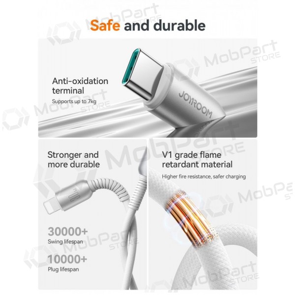 USB Kabel Joyroom S-A51 USB-C to Lightning 30W 1.2m Grau