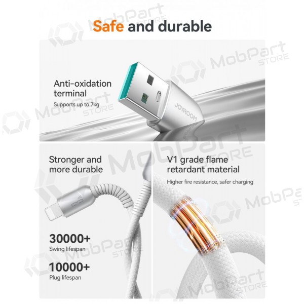 USB Kabel Joyroom S-A51 USB-A to Lightning 3A 1.2m Grau