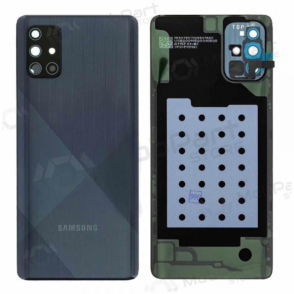 Samsung A715 Galaxy A71 2020 Rückseite Akkudeckel Schwarz (Prism Crush Black) (gebraucht grade B, original)