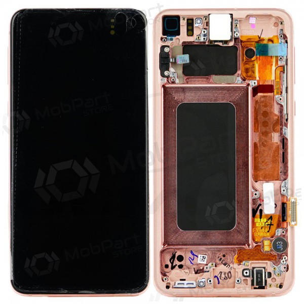 Samsung Galaxy Galaxy S10e Display (Rosa) (mit Rahmen) (original)