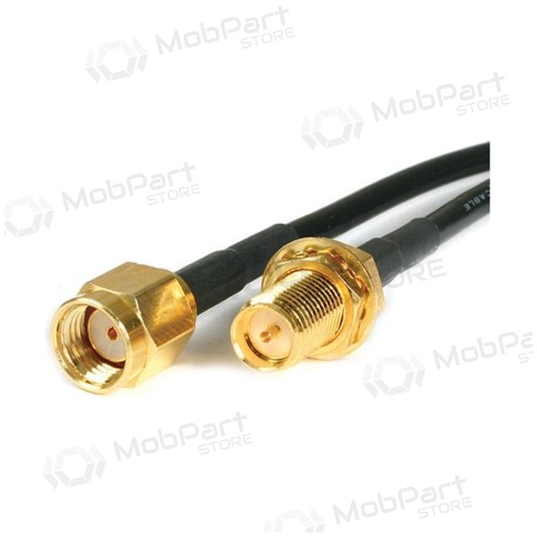 Koaxialkabel 5D-FB RPSMA Stecker - RPSMA Buchse (10m)