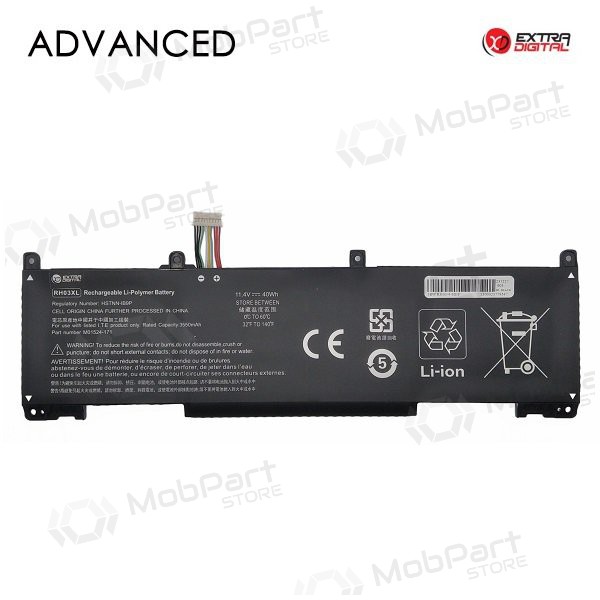 HP RH03XL, 3550mAh Laptop-Batterie / Akku, Advanced