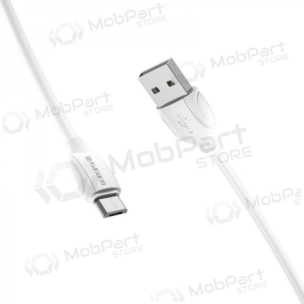 USB Kabel Borofone BX19 USB-A to MicroUSB 1.0m Weiß