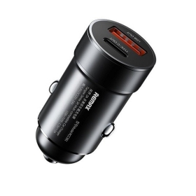 Auto-Ladegerät Remax RCC361 15W USB-C/USB-A Schwarz