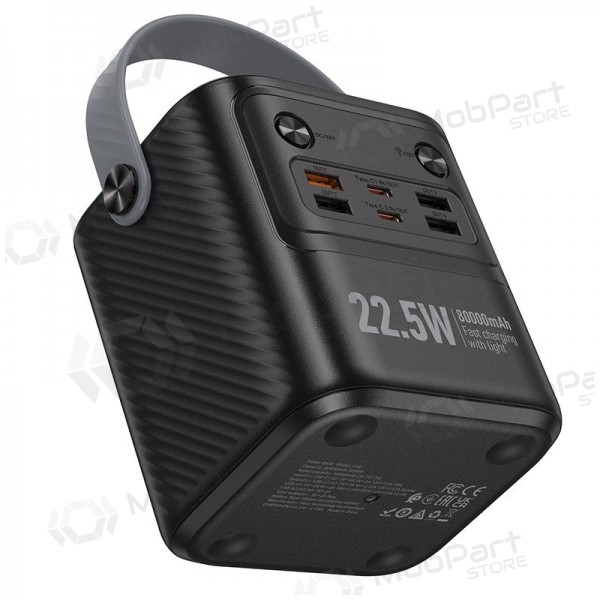 Externe Powerbank Hoco J152 22.5W+PD20W 80000mAh schwarz