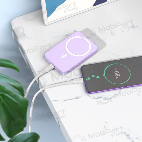 Externe Batterie Power Bank Hoco J109 PD20W Magnetic 5000mAh Weiß Externe Batterie Power Bank Hoco J109 PD20W Magnetic 5000mAh Weiß