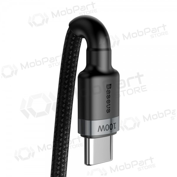 USB Kabel Baseus Cafule PD100W Type-C 2.0m Grau-Schwarz CATKLF-ALG1
