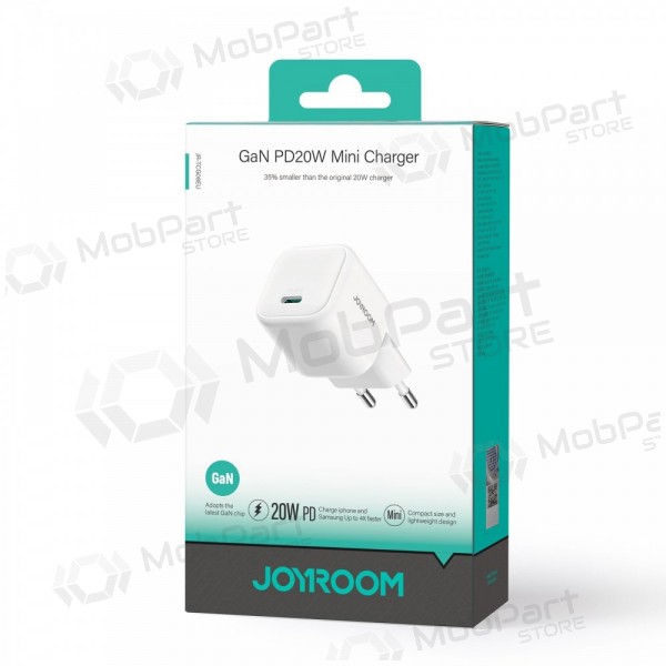 Ladegerät Joyroom JR-TCG08 USB-C GaN PD20W Weiß