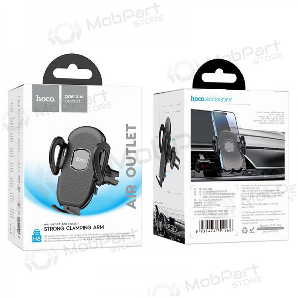 Halterung für Autotelefon Hoco H8 (air vent) Schwarz