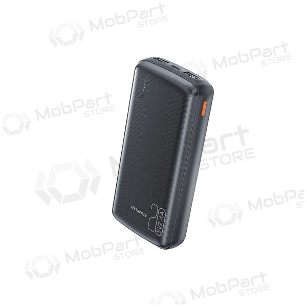 Externe Batterie Power Bank Awei P19K 5V/2.4A 20000mAh Schwarz