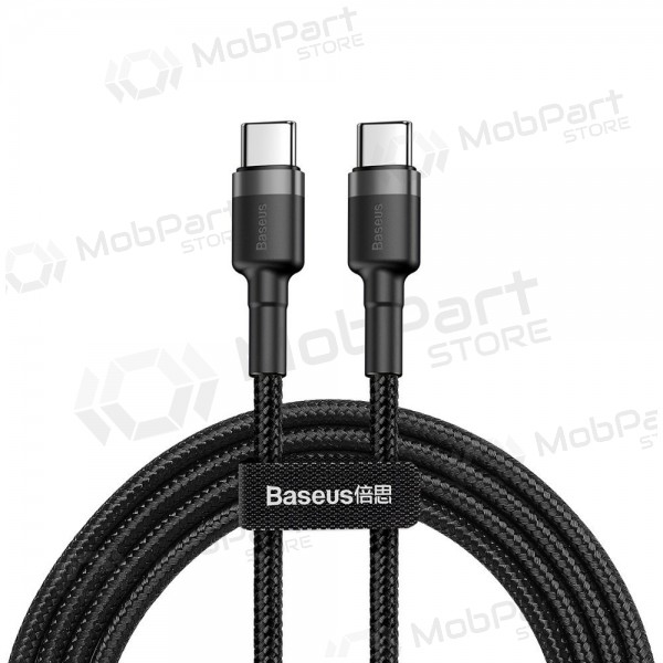 USB Kabel Baseus Cafule PD60W Type-C 2.0m Grau-Schwarz CATKLF-HG1