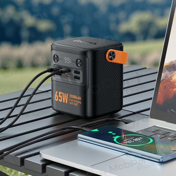 Externe Batterie Power Bank Hoco J152 Pro PD65W 80000mAh Schwarz