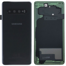 Samsung G973 Galaxy S10 Rückseitenabdeckung schwarz (Prism Black) (Service-Pack) (Original)