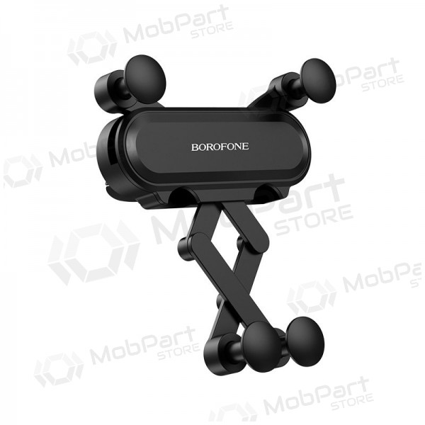 Automobilinis Universal telefono laikiklis Borofone BH19 tvirtinamas ant ventiliacijos grotelių, Schwarz