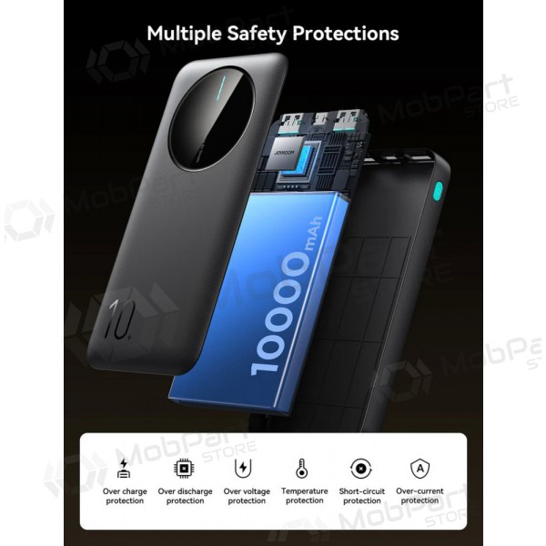 Externe Batterie Power Bank Joyroom JR-PBF12 10000mAh Schwarz Externe Batterie Power Bank Joyroom JR-PBF12 10000mAh Schwarz