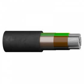 Stromkabel Prysmian Group AXPK-PE 4x16 mm² aluminium XLPE CPR Eca 0.6/1 kV