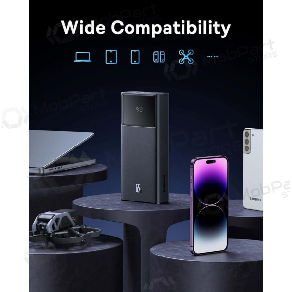 Externe Batterie Power Bank Baseus StarLord 65W 20000mAh Schwarz P10022906113-00
