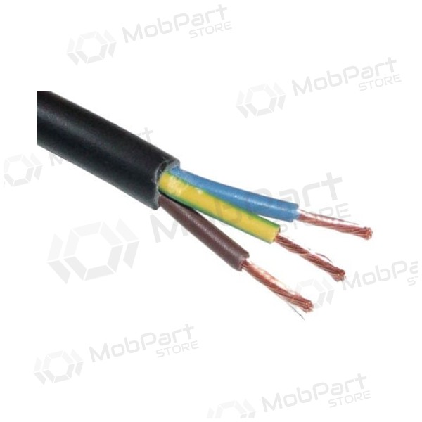 Flexibles kabel Lietkabelis OMY 3x1.0 mm² kupfer PVC 100 m spule