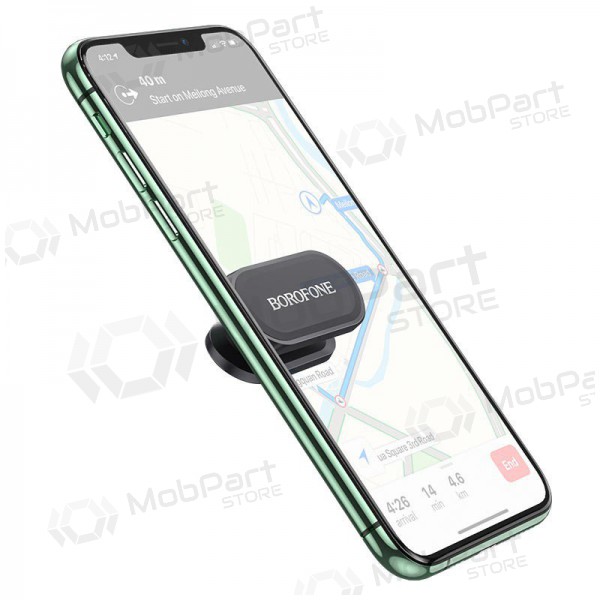 Automobilinis Universal telefono laikiklis Borofone BH29 klijuojamas ant panelės, magnetinis, Schwarz