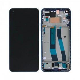 Xiaomi 11 Lite 5G NE Display (Blau) (mit Rahmen) (original)