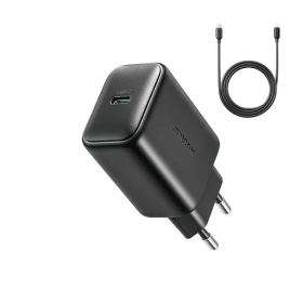 Ladegerät Joyroom JR-TCF23 USB-C 25W + USB-C to USB-C cable 1.0m Schwarz