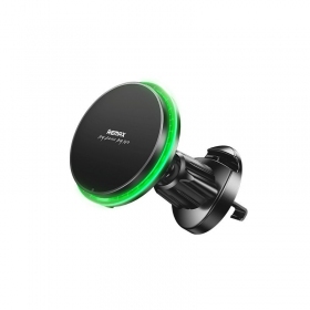 Automobilinis laikiklis-Ladegerät Remax RM-C01 MagSafe 15W Schwarz