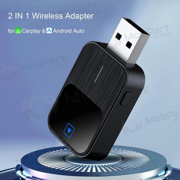 Kabelloser CarPlay/Android Auto Adapter Reach K2 schwarz