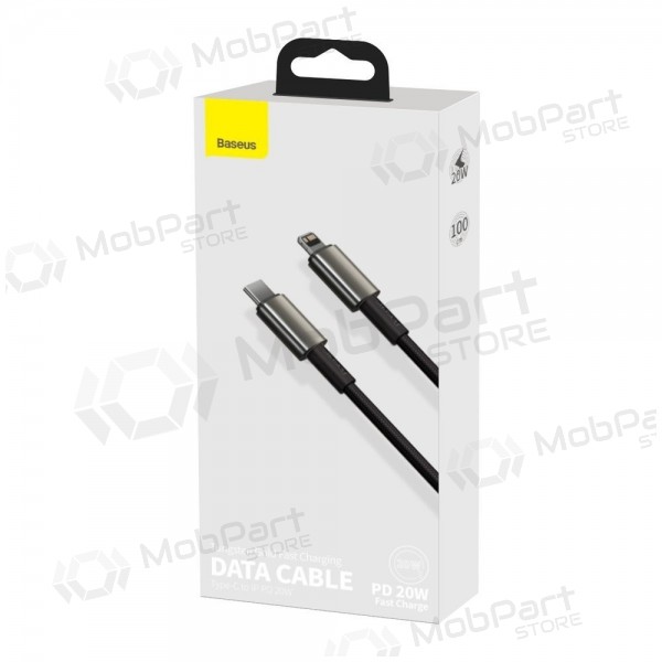 Lightning-kabel Baseus Tungsten CATLWJ-01 USB-C zu Lightning 1 m PD 20 W schwarz