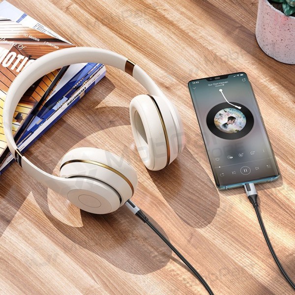 Audio Kabel Borofone BL19 USB-C to 3,5mm Schwarz