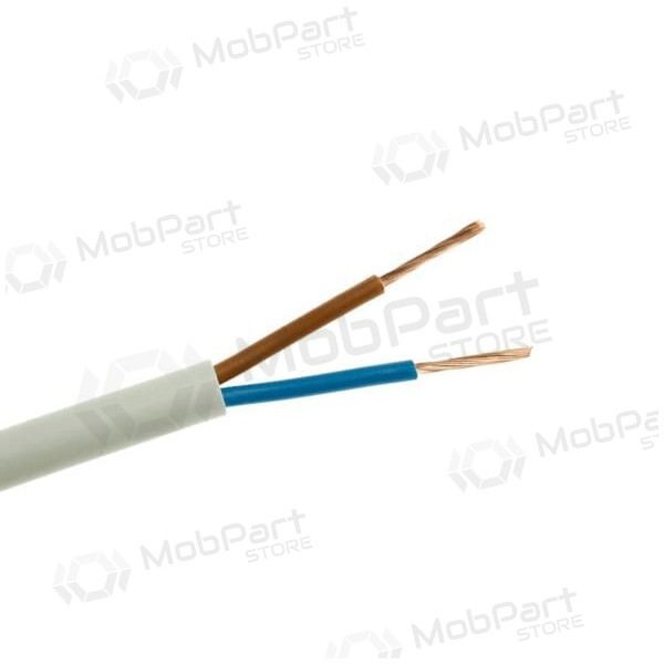Flexibles Kabel Lietkabelis OMY 2x0.5 mm² Kupfer PVC 100 m Rolle