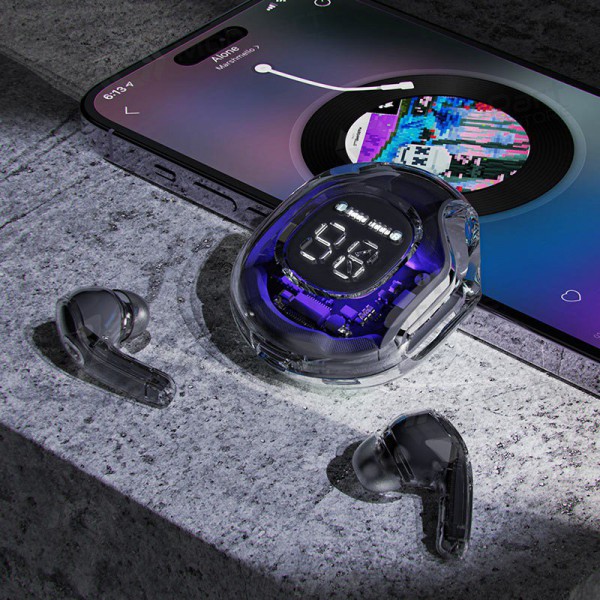 Kabelloss ausinės Acefast T8 TWS (alfalfa purple) Kabelloss ausinės Acefast T8 TWS (alfalfa purple)