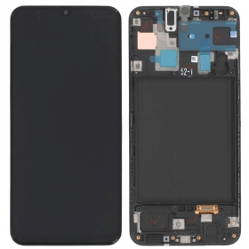 Samsung Galaxy A30 Display (Schwarz) (mit Rahmen) (original)